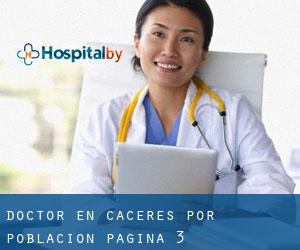 Doctor en Cáceres por población - página 3